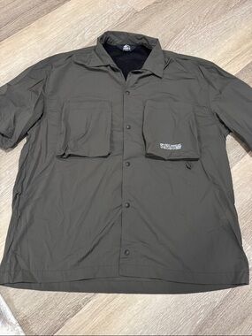 Like 🆕 Camp 7 Lightweight Olive Green Utility Short Sleeve Button Down Shirt